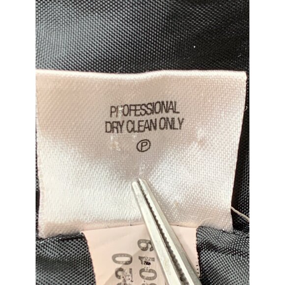 Calvin Klein Womens Black Stretch Blazer Size 8 Pleat Waist  RA10059 Career - Picture 9 of 9